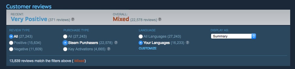 Mixed Steam Review